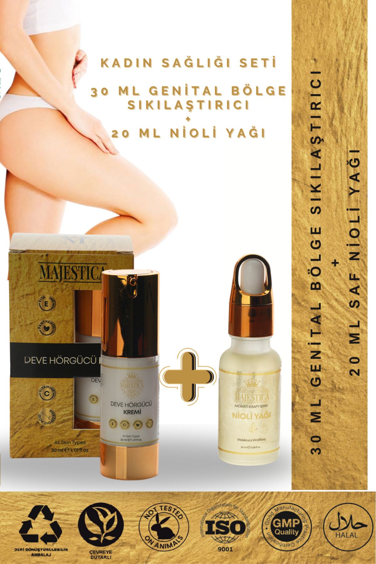 Majestica Nioli Yağı 20 ml +30 ml Genital Böl...