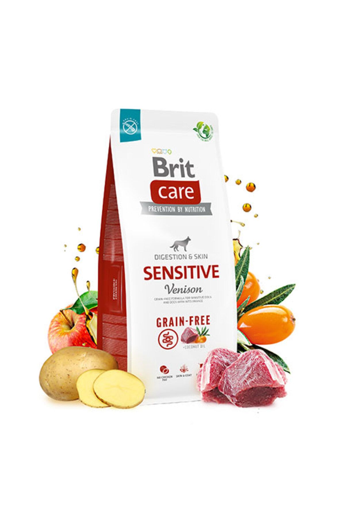 Sensitive Digestion Skin Geyikli Tahılsız Yetişkin Köpek Maması 12 Kg