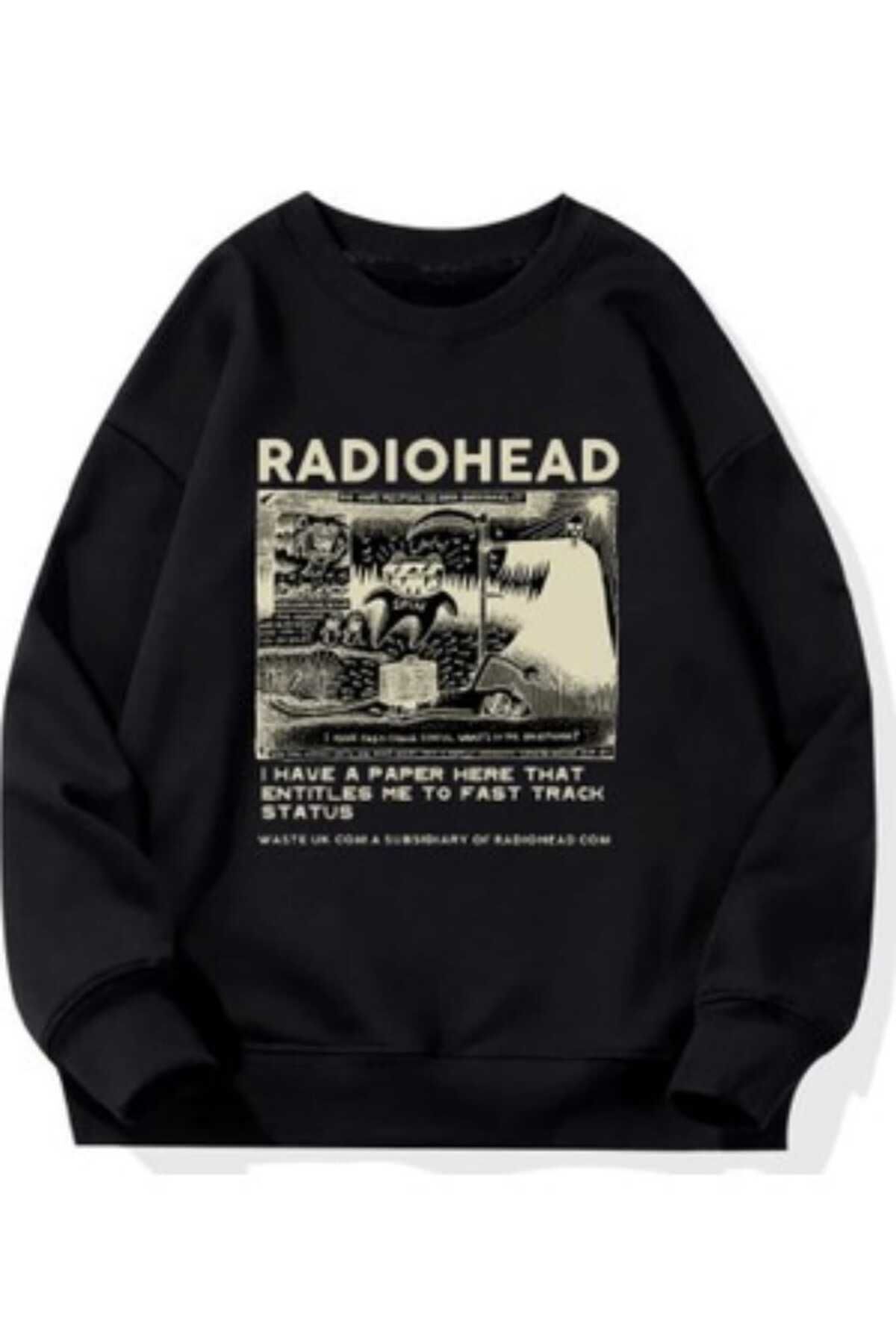 UNCİA OUTDOORS radioheadbaskılı oversize unis...