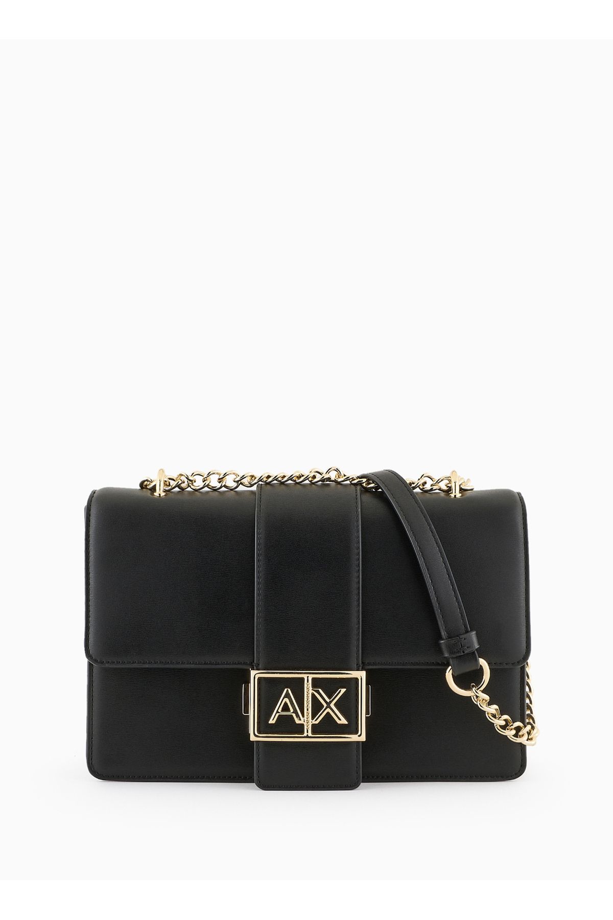 Armani Exchange Siyah Kadın25x17x7 cm Çapraz...