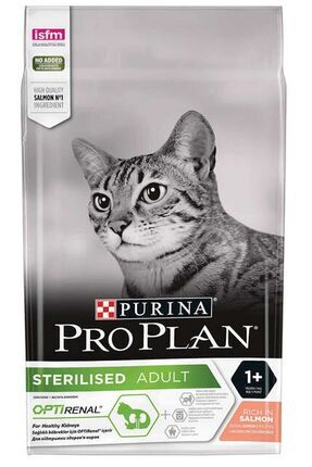 Purina Pro Plan Sterilised Somonlu Kısırlaştırılmış Yetişkin Kedi Maması 3 KG Image 0