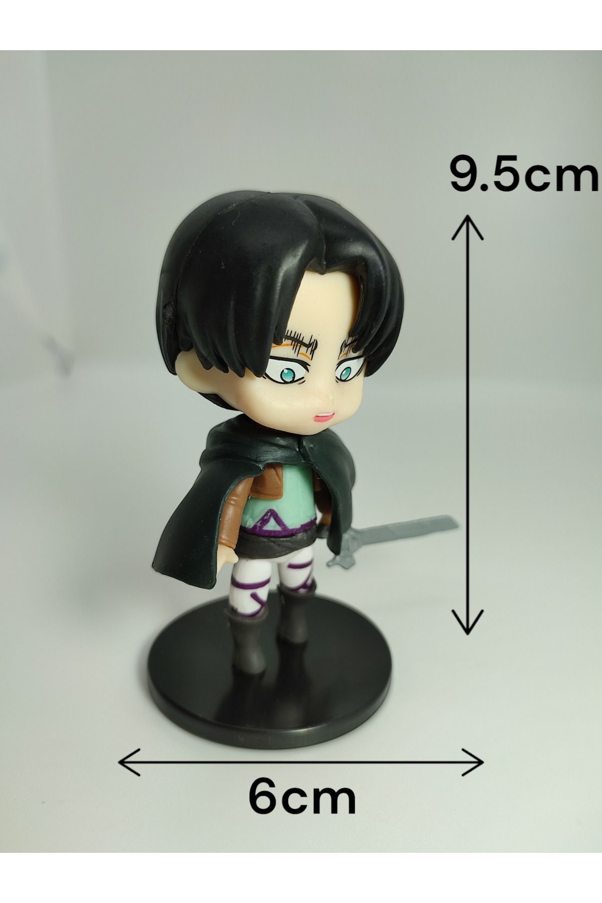 Anime Attack On Titan Levi Ackerman Mini Figür