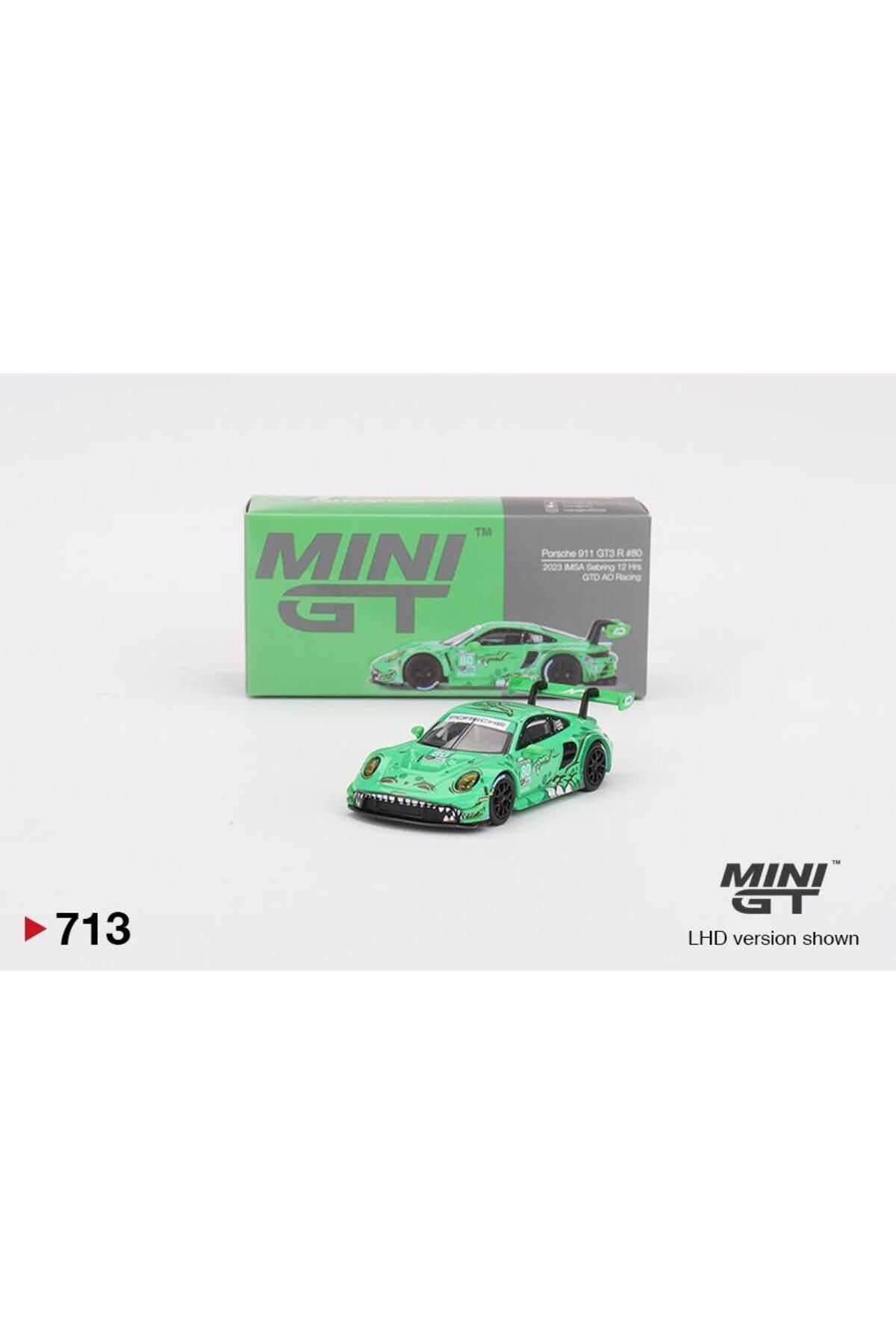 mini gt Porsche 911 GT3 R #80GTD AO Racing 20...