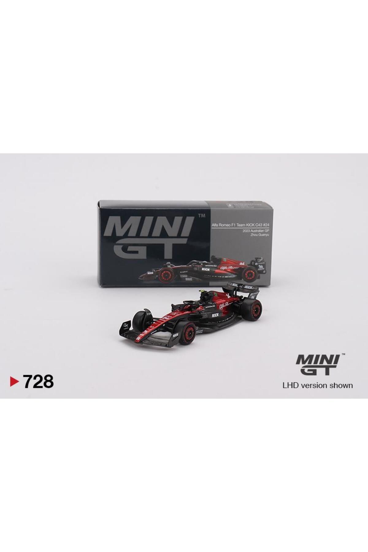 mini gt Alfa Romeo C43 #24Zhou Guanyu 2023 F1...