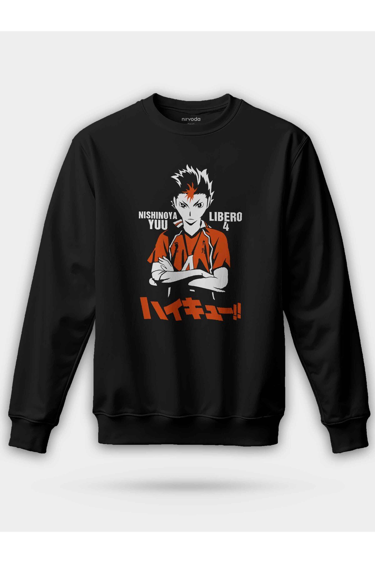 nirvoda Yu Nishinoya HaikyuuBaskılı Unisex Bi...