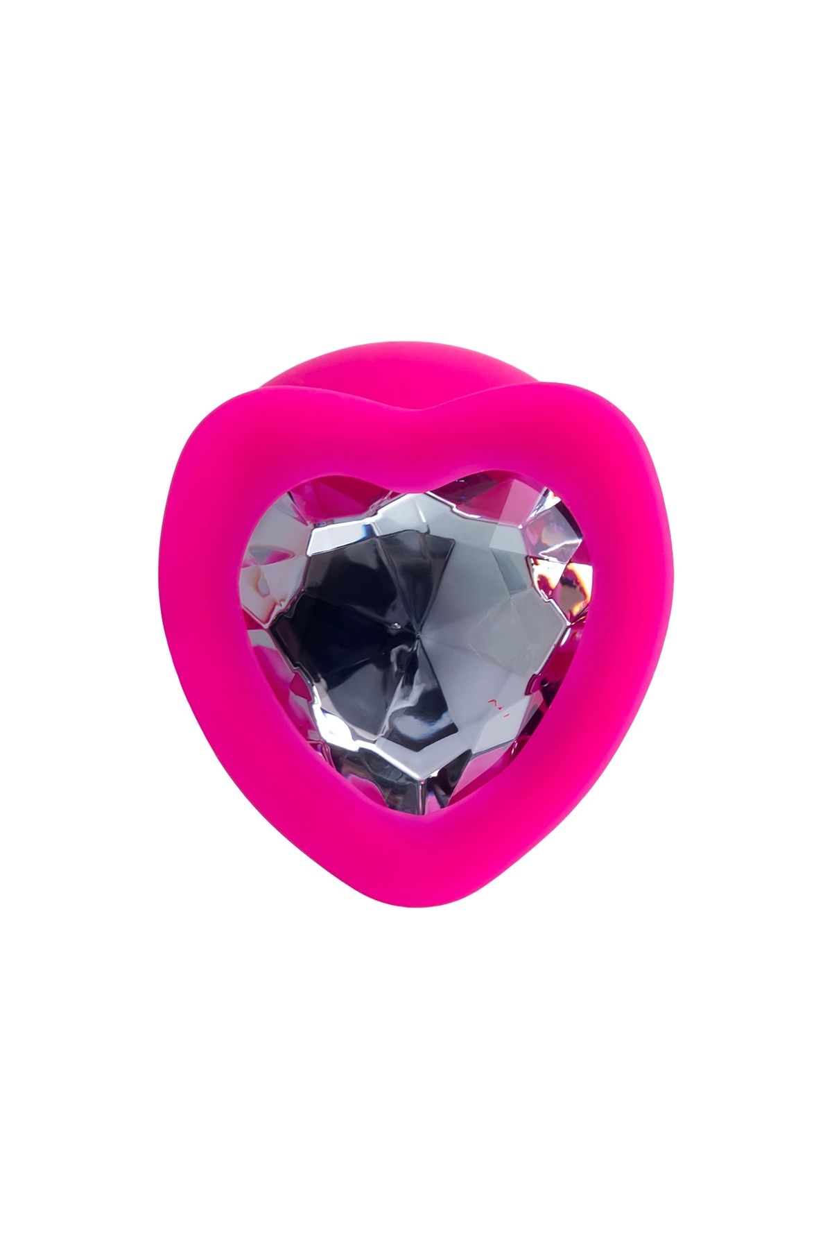 ToDo Heart Anal Plug, silikon, pembe, 9,5 cm, Ø 4 cm