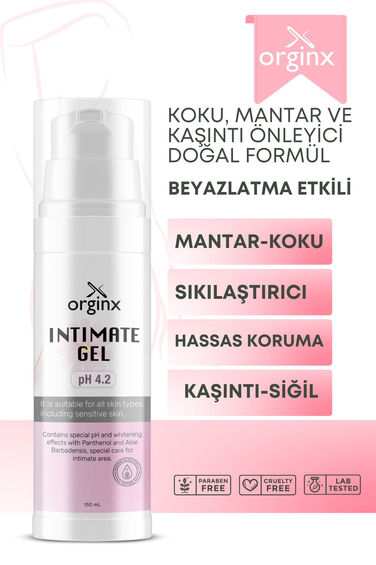 OrginxGenital Bölge KokuMantar Akıntı Gideric...