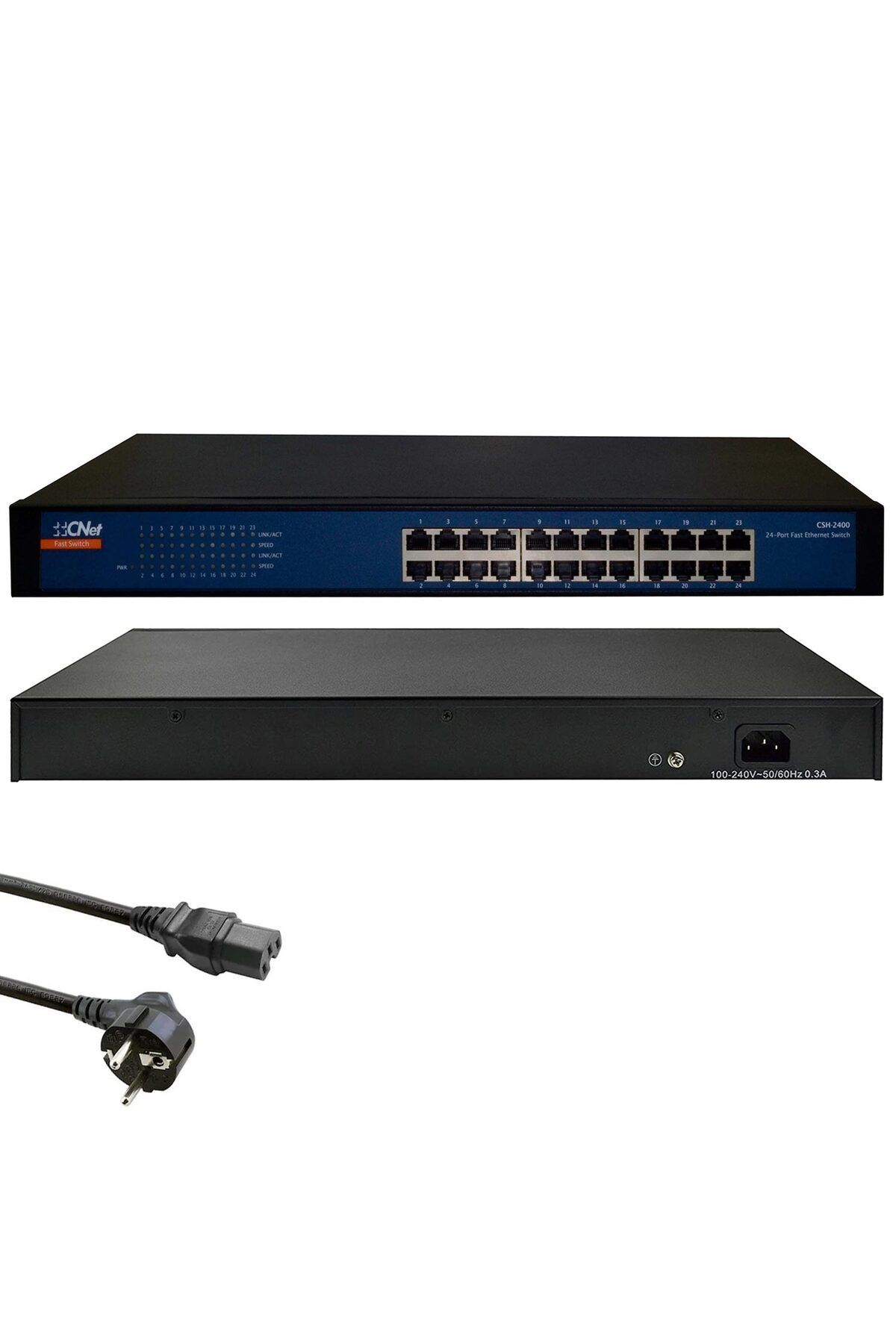 Mustore CSH-2400 Switch Hub24 Port 10/100 Mbp...