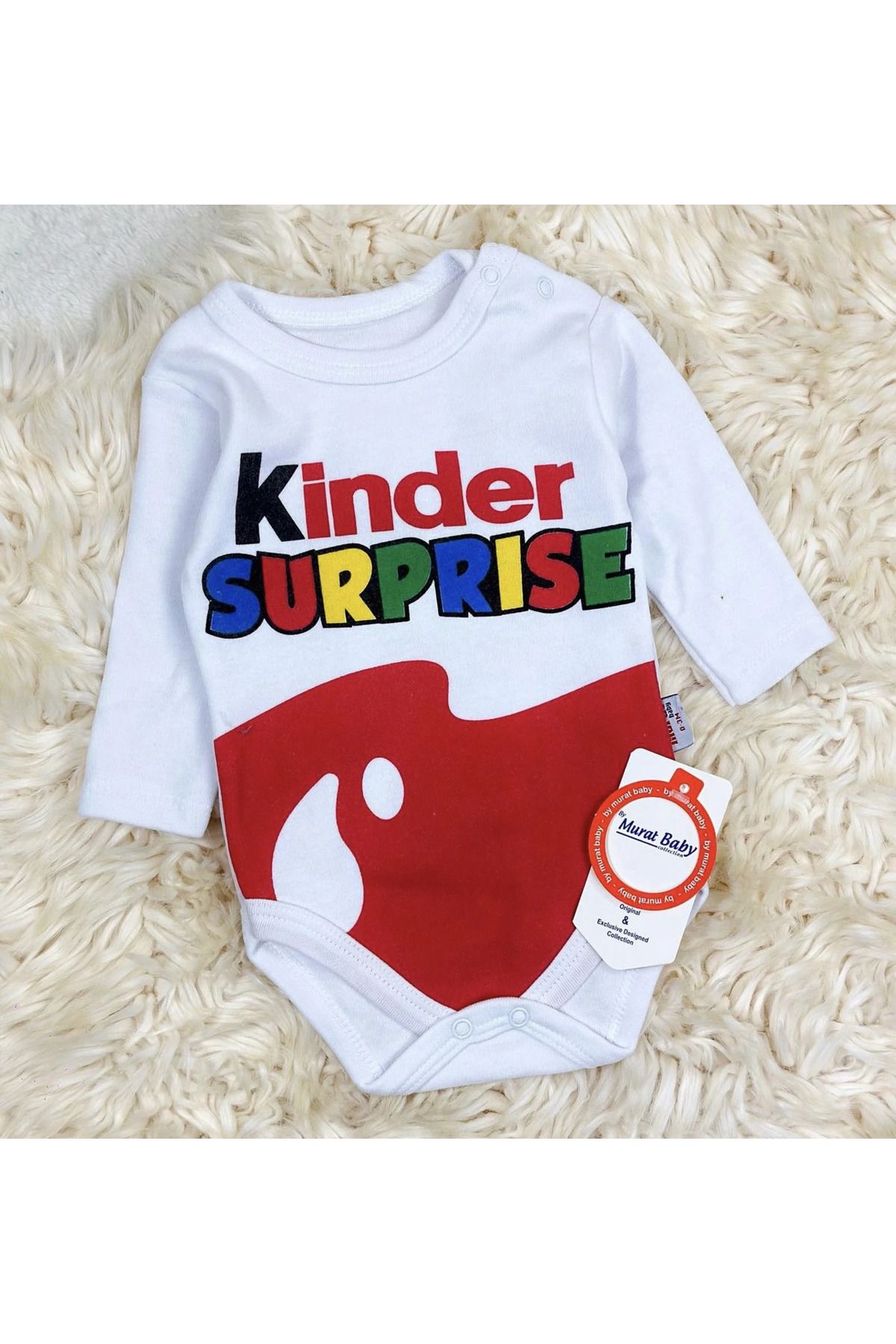 Babyçapa Bebek Badi KinderBaskılı 3-12 Ay Ara...