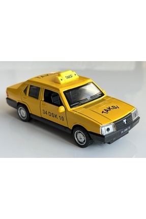 Tofaş Şahin Taksi Model Metal Araba Die Cast Işıklı Sesli 12 Cm Uzunluk Image 0