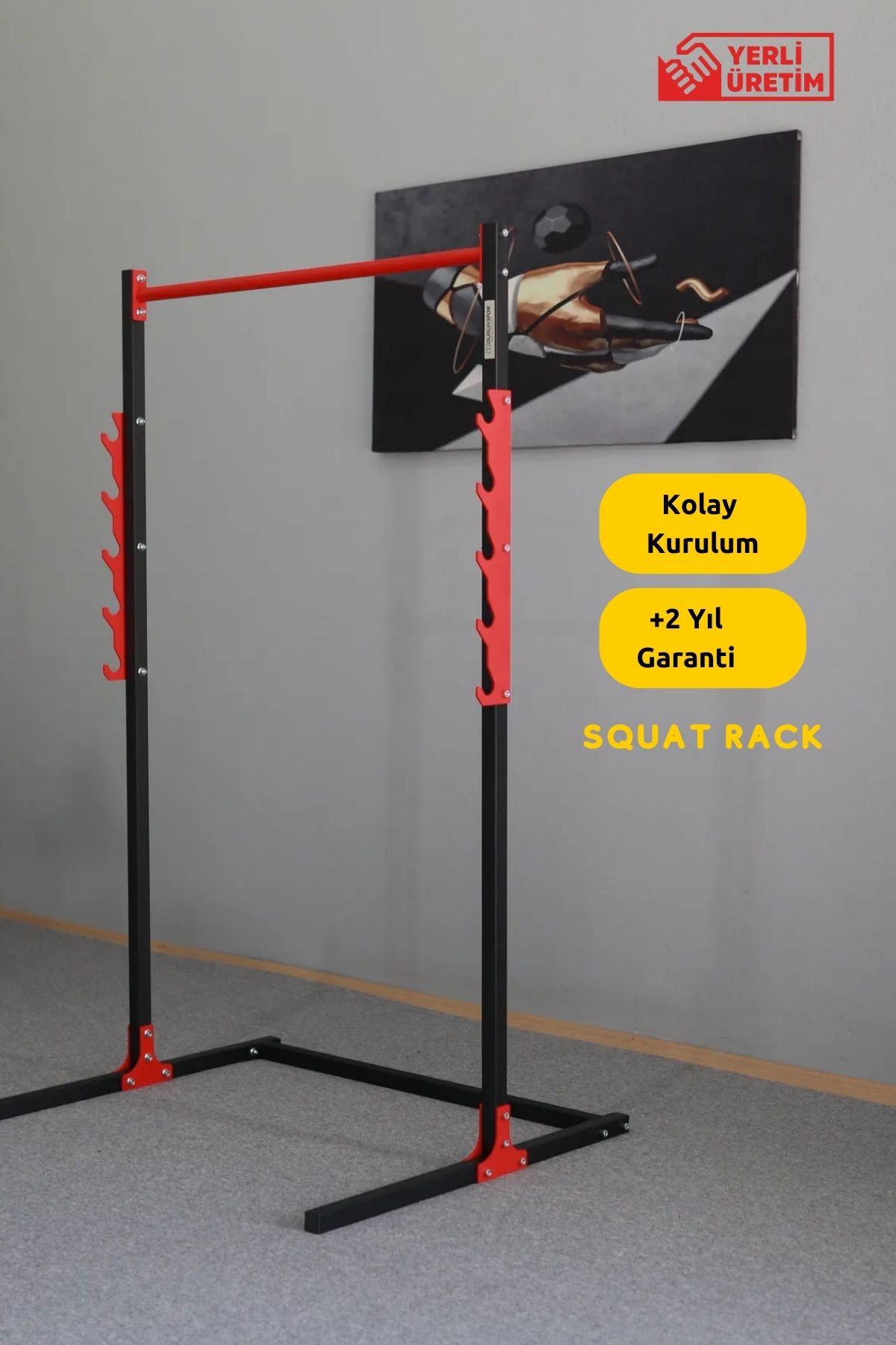 DURUH SPOR Fonksiyonel SquatRack Güçlü Tasarı...