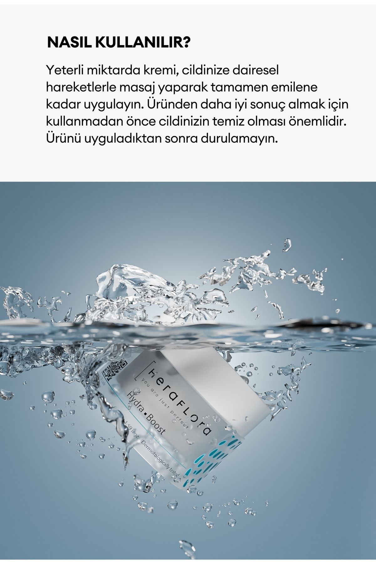 Hydra Boost Su Bazlı Hyalüronik Asit,Shea Yağı,Panthenol Yoğun Nemlendirici Krem 50 ml