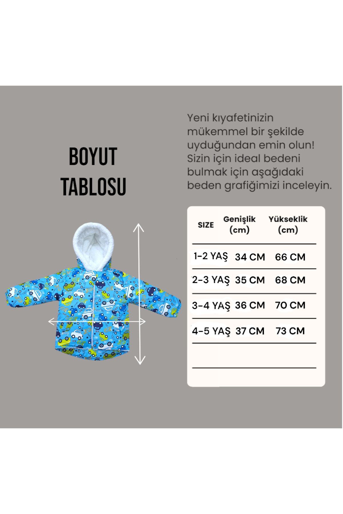 Unisex Baskılı Kalın Elyaflı İç Kısmı Welsoftlu  Rüzgar Ve Su  Geçirmez Kapüşonlu  Kışlık Çocuk Mont