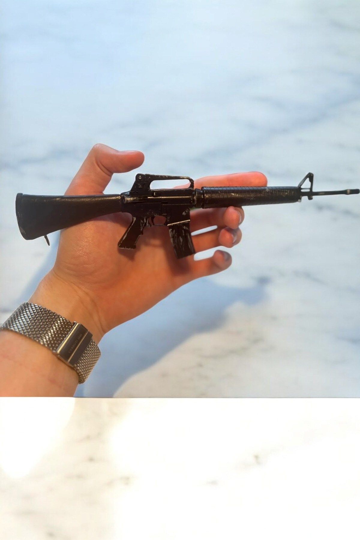 Pubg M16A4 25 cm 1/4 Gerçek Ölçek Oyuncak Silah Modeli Dekoratif Obje