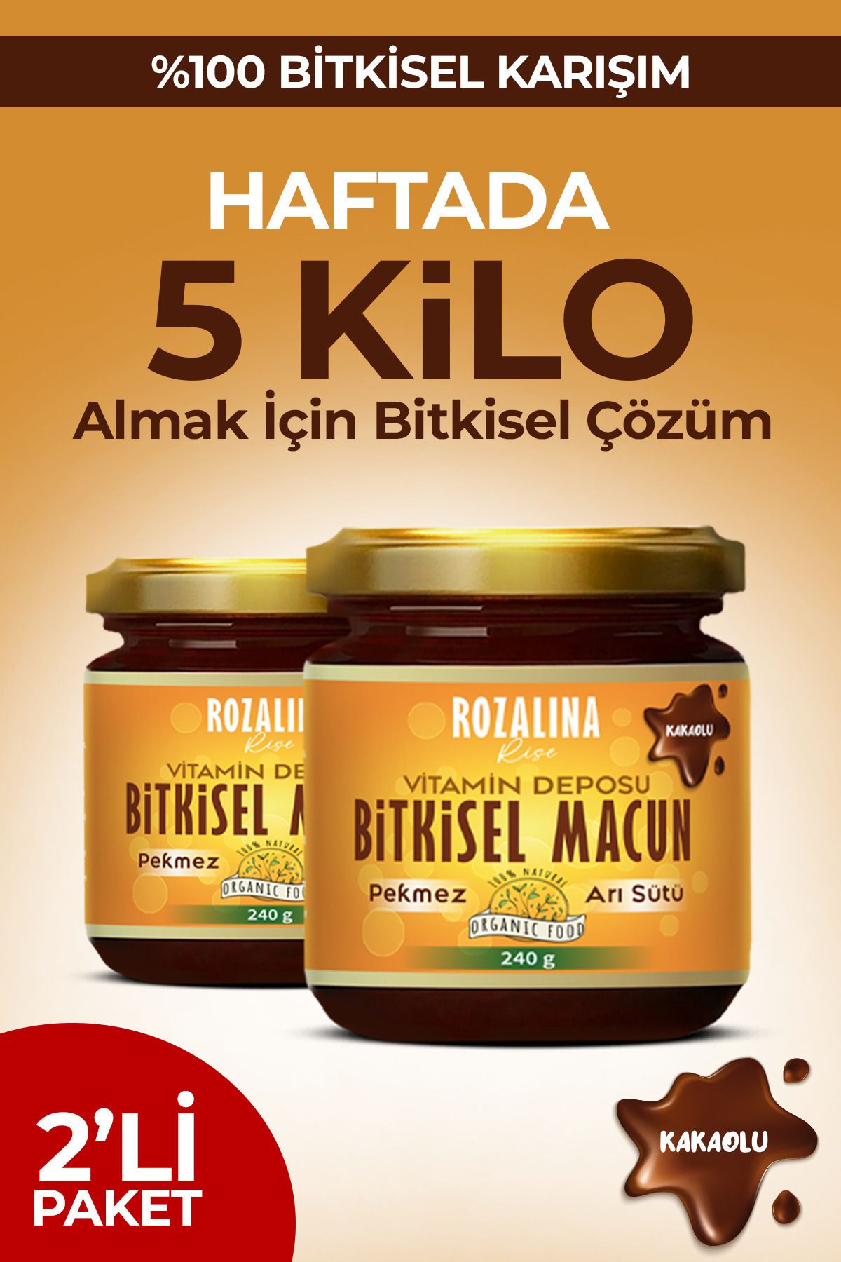 Rozalina Rise kilo-aldırıcıkakaolu pekmez arı...