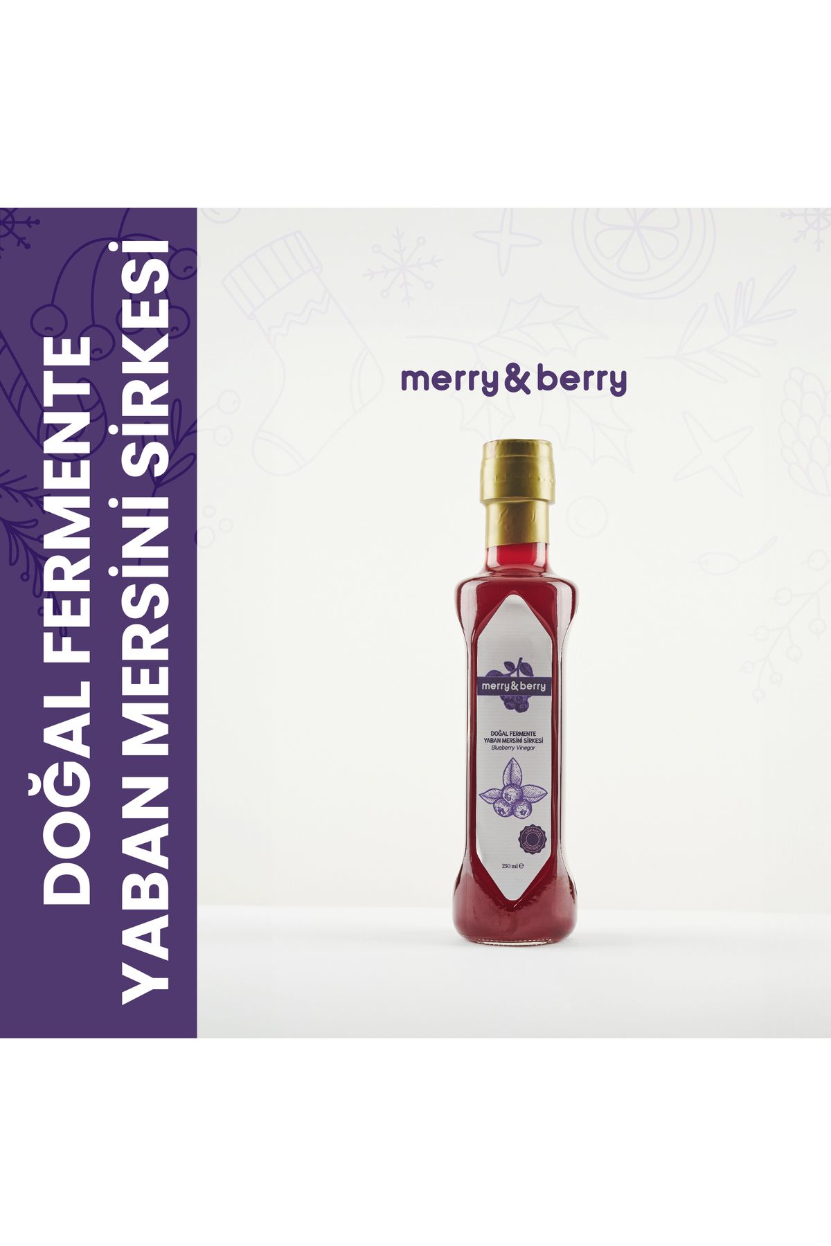 MERRY BERRYDOĞAL FERMENTEYABAN MERSİNİ SİRKES...