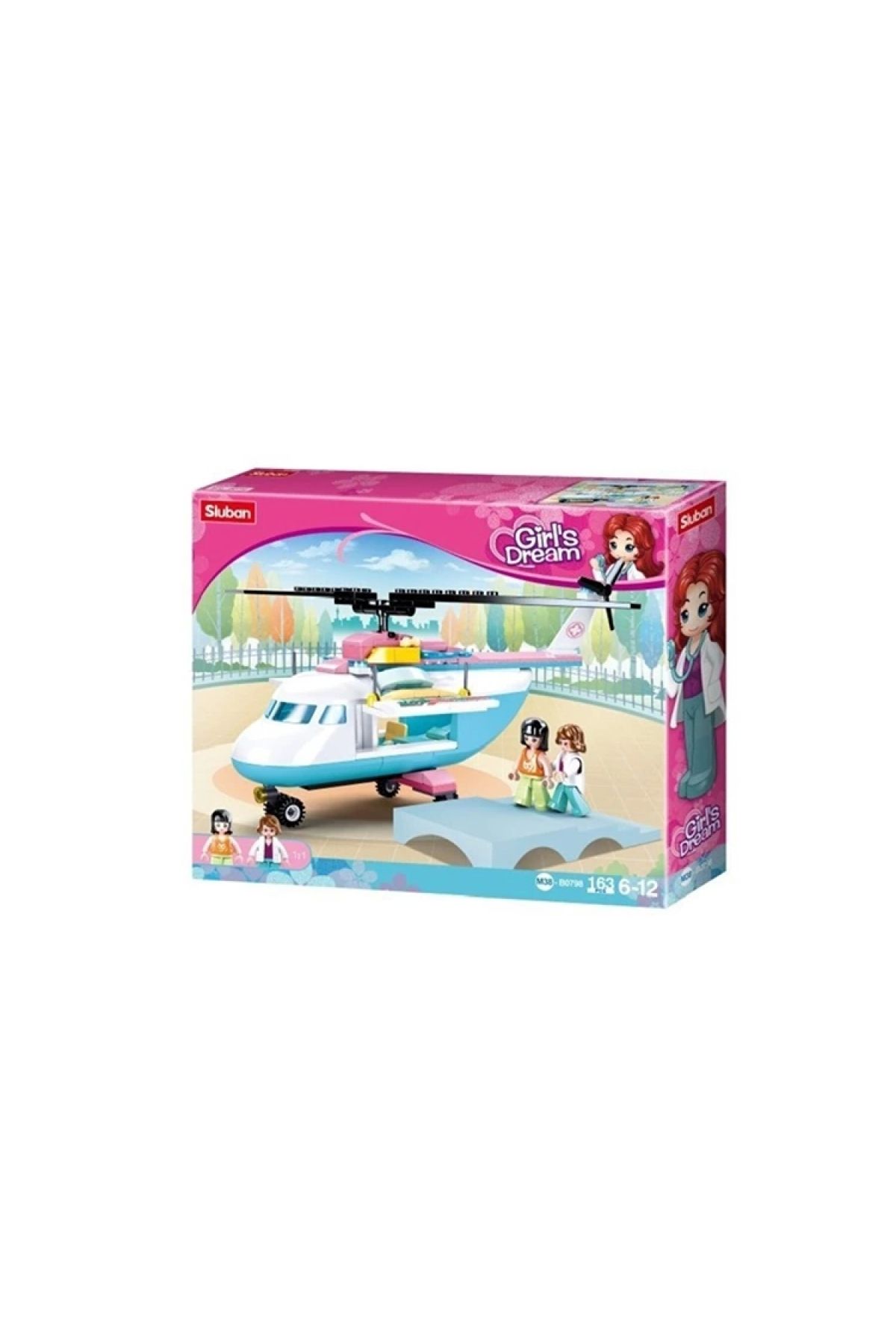 Sluban B0798 Gırls DreamHelikopter Lego 163 P...