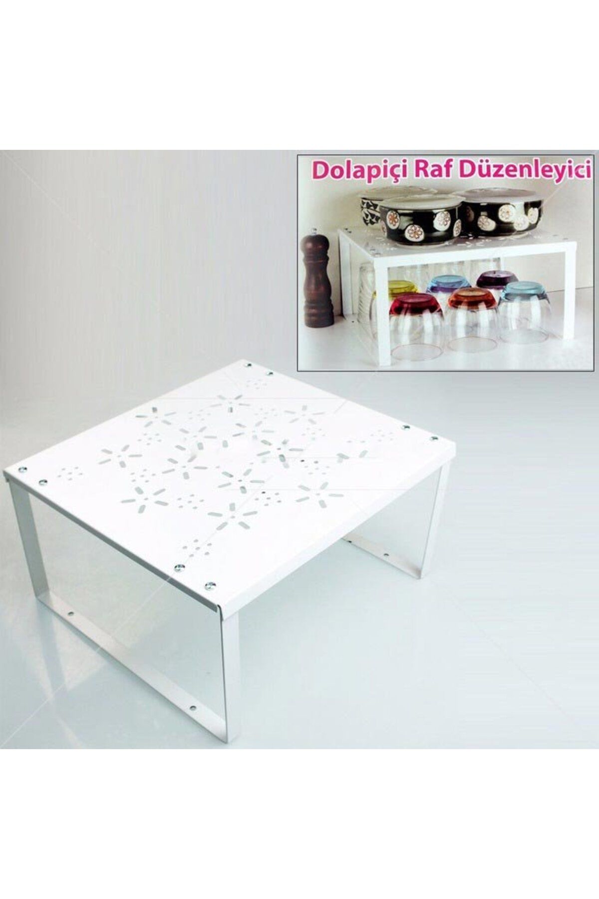 Metal Dolap İçi Raf Düzenleyici