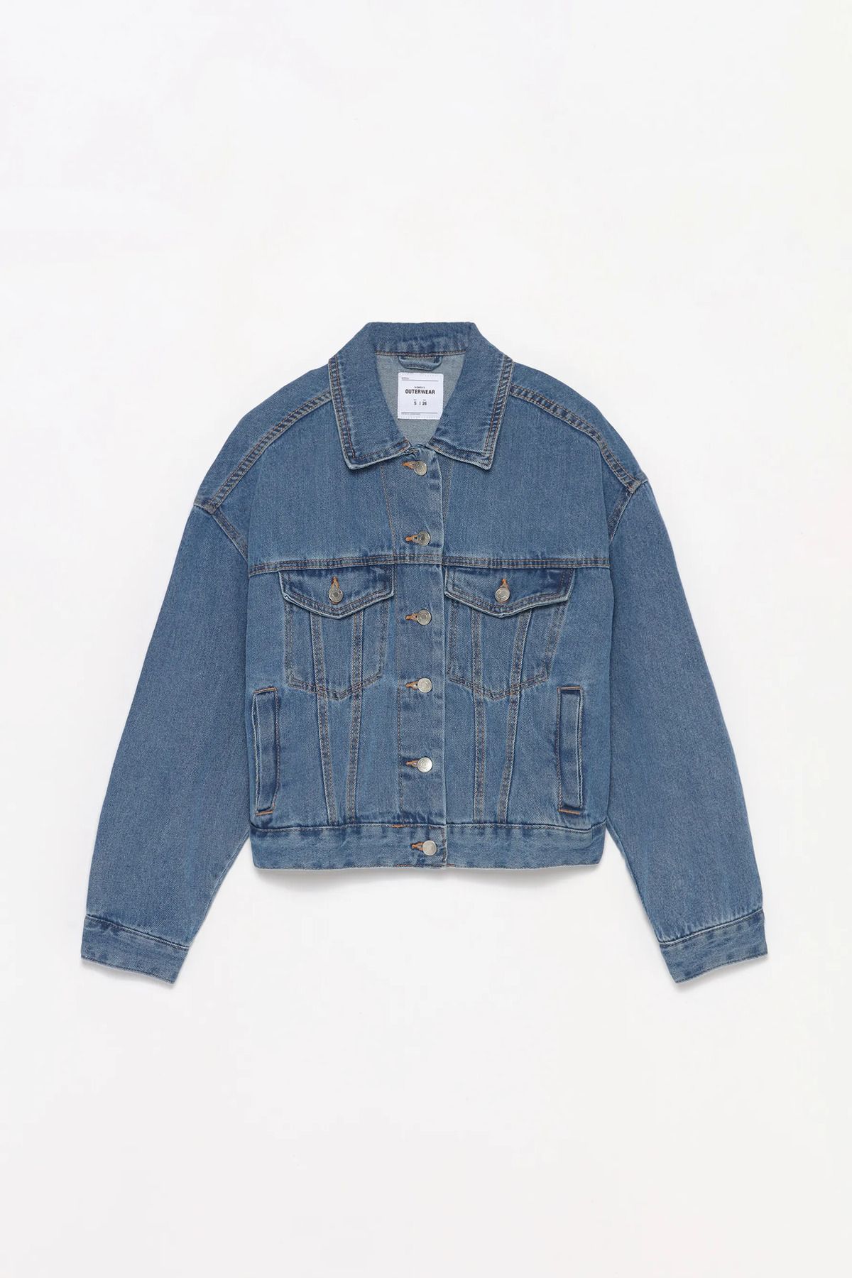 Oversize denim ceket