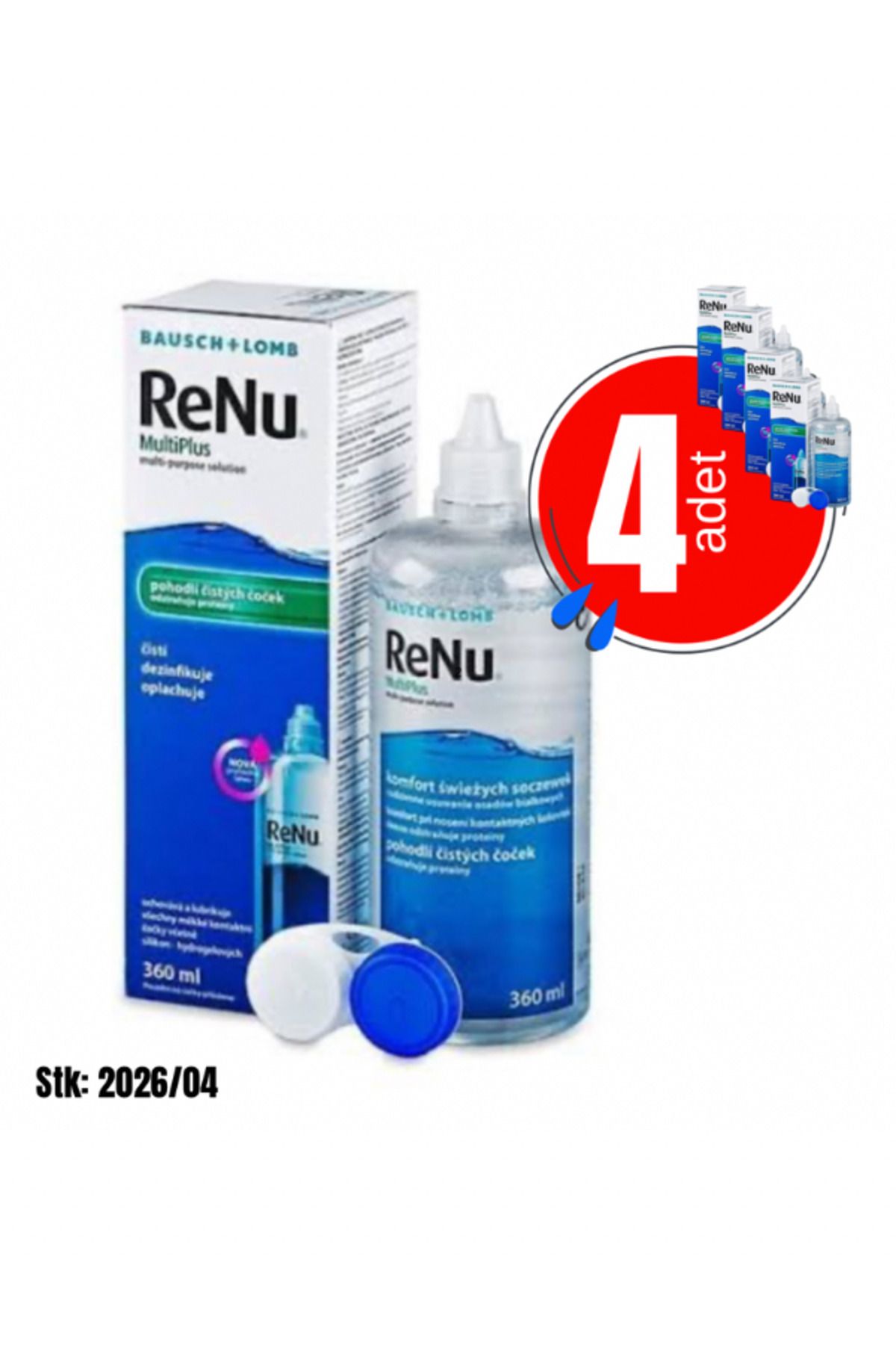 Bausch & Lomb RENU 360 MLLENS SOLÜSYONU 4 KUT...