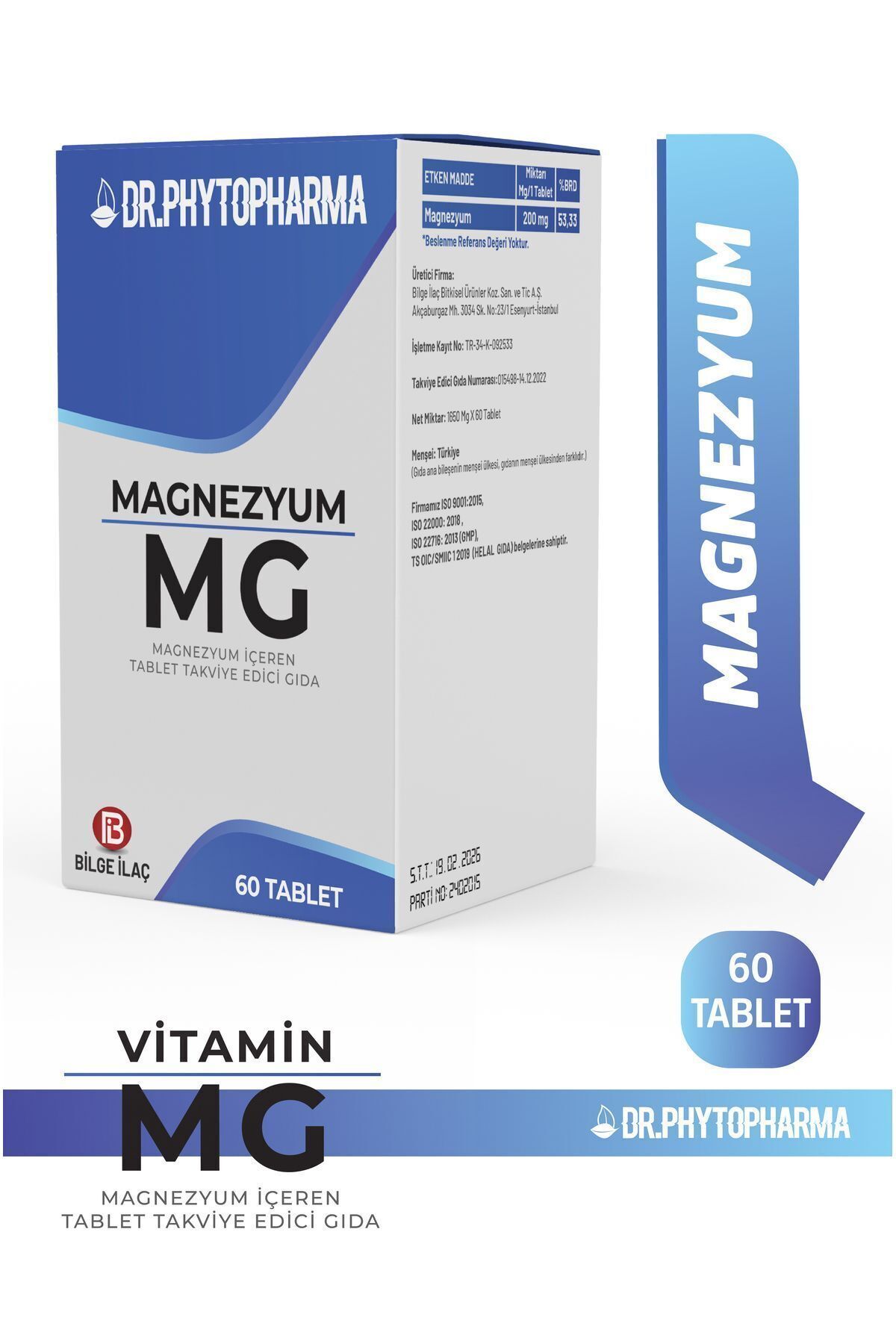 Dr Phytopharma MagnezyumComplex 1650 Mg 60 Ta...