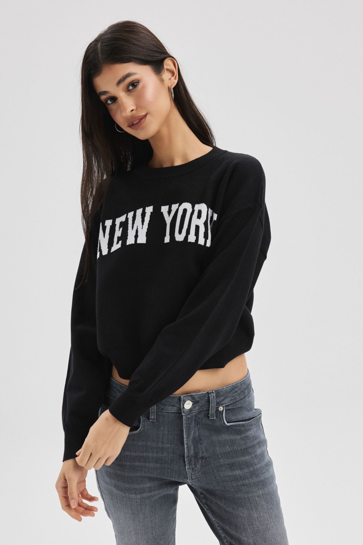 Forever 21 Baskılı Sweatshirt