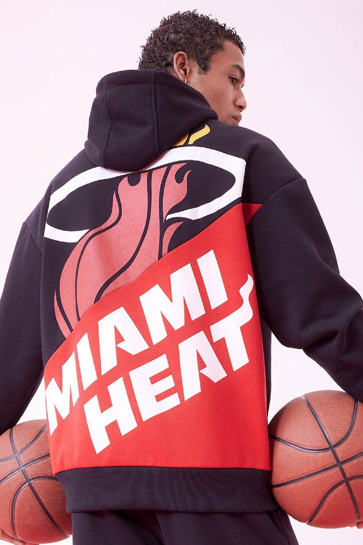 Defacto Fit Nba Miami HeatOversize Geniş Kalı...