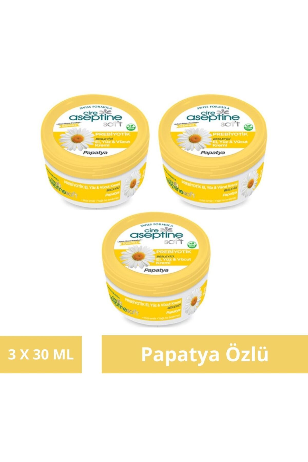 Cire Aseptine Soft PapatyaÖzlü Besleyici Preb...