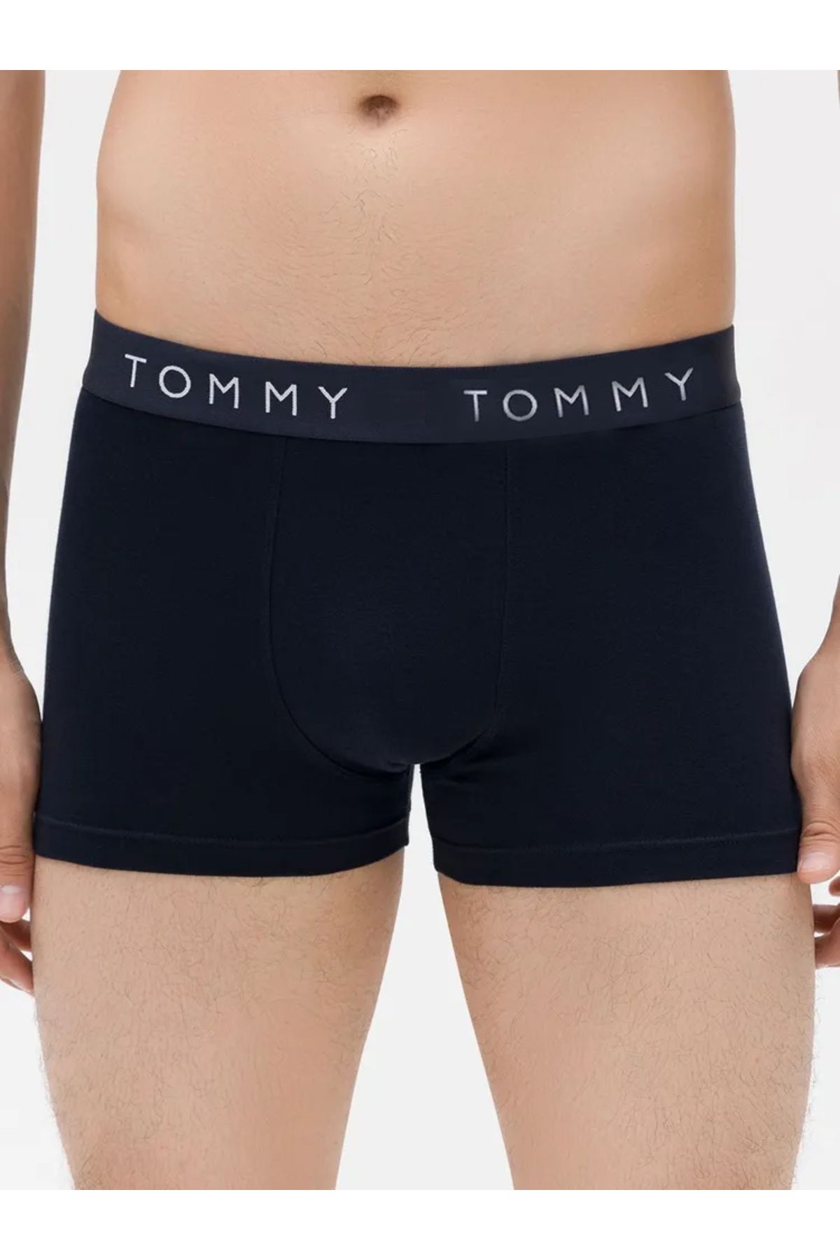 Tommy Tommy 3'lü Kutulu Pamuklu Likralı Erkek Boxer