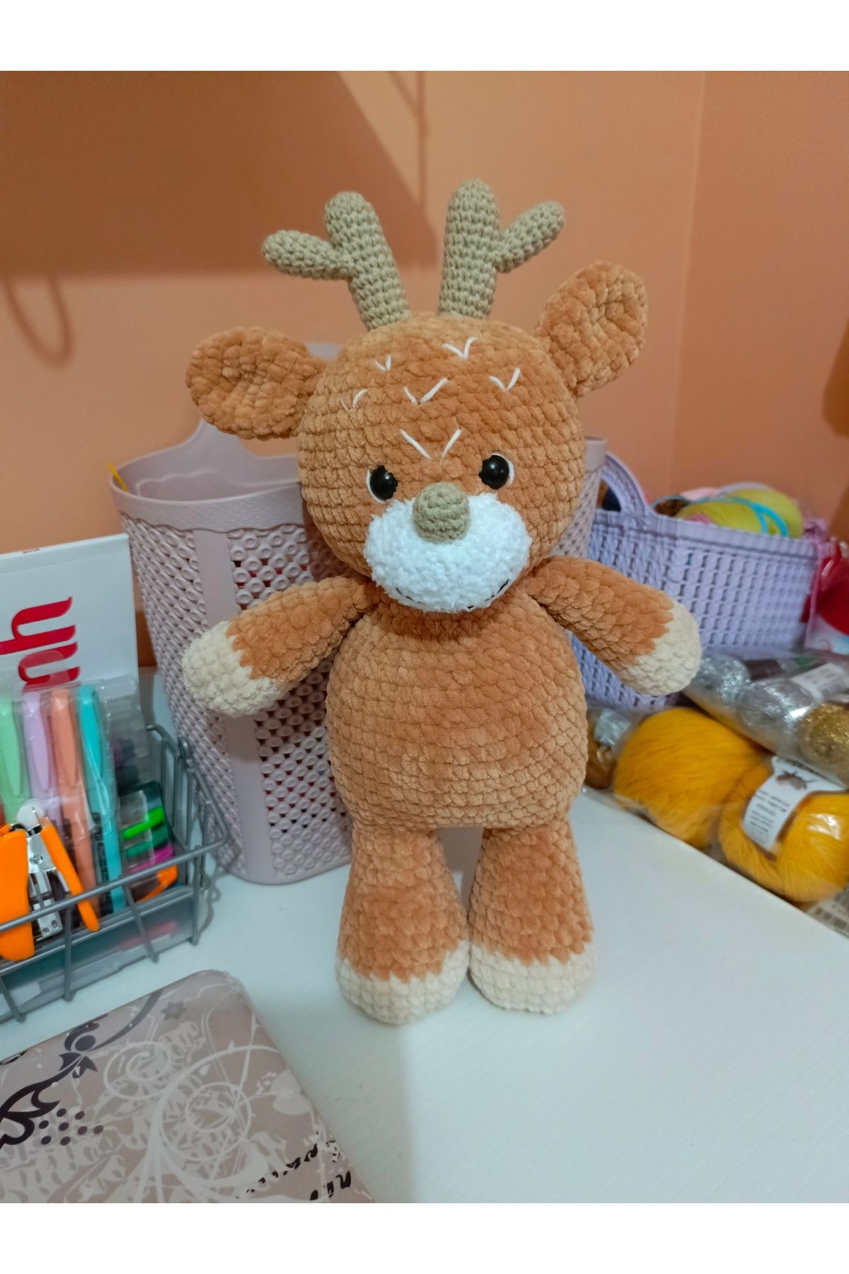 Amigurumi Kadife Geyik (36 Cm)