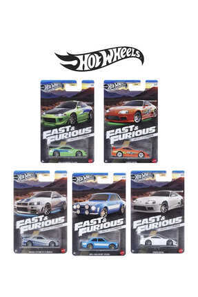 Silver Series Premium Fast And Furious Uzun Kart Brian O'Conner 5'li Set Image 0
