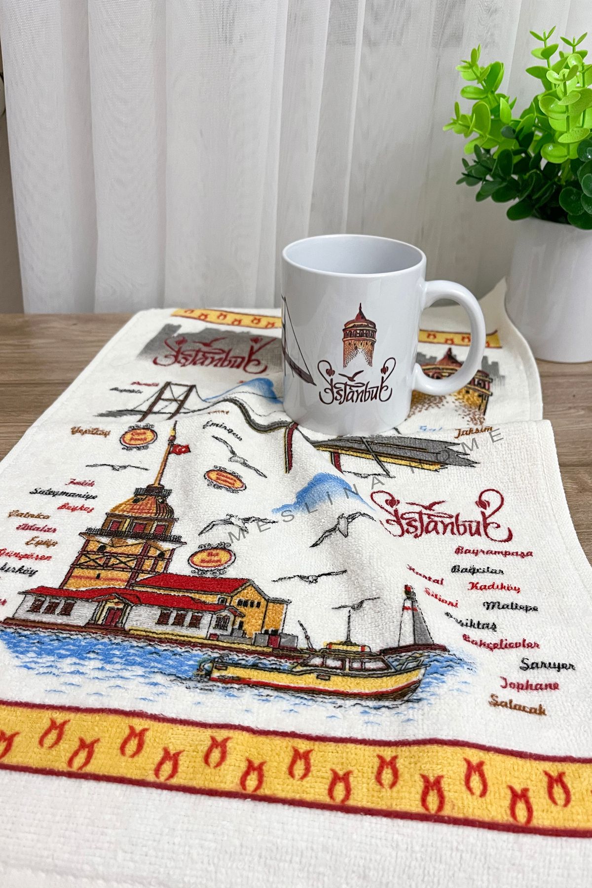 Meslina Home Baskılı Havlu30x50 Mutfak Havlus...