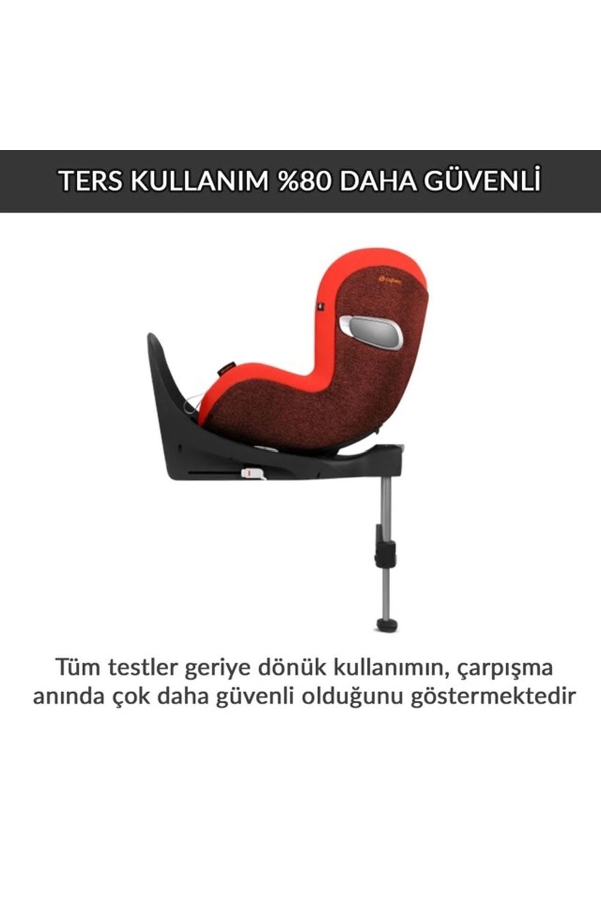 Sirona Zi isize Plus (soho grey) 360 derece dönen Adac ödüllü isofix bebek oto koltuğu 0-18 kg