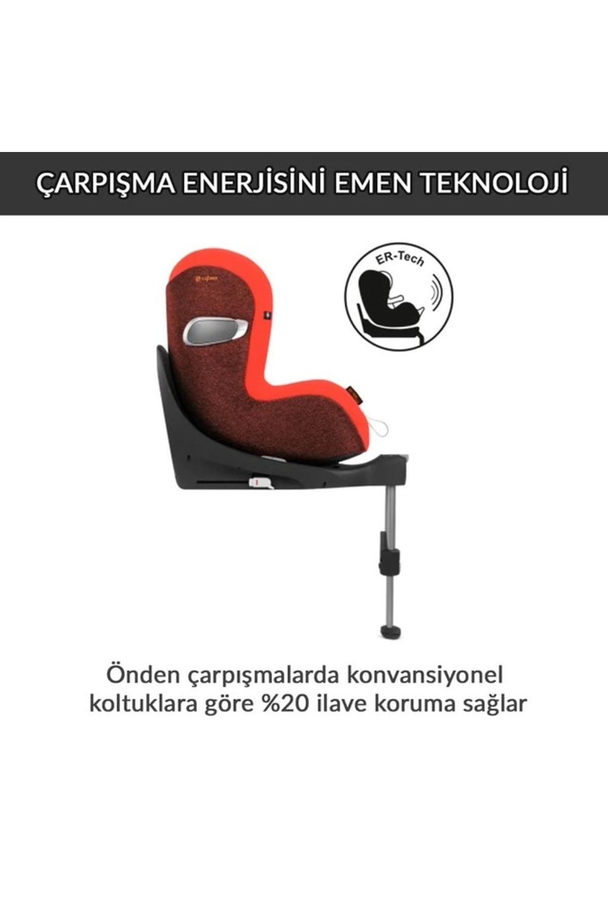 Sirona Zi isize Plus (soho grey) 360 derece dönen Adac ödüllü isofix bebek oto koltuğu 0-18 kg