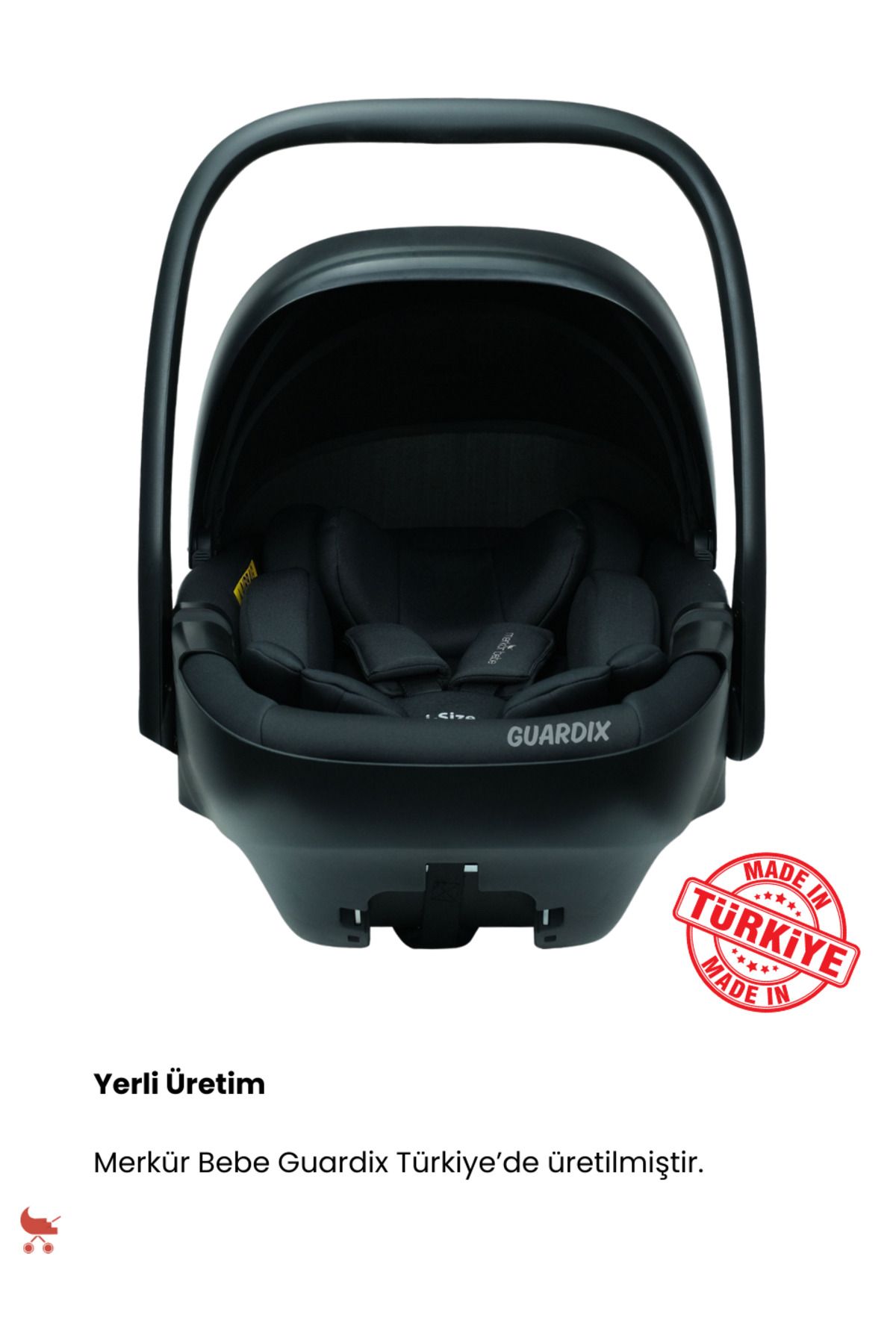 Merkür Bebe Guardix I-Size Oto Koltuğu Ana Kucağı 0-13 kg