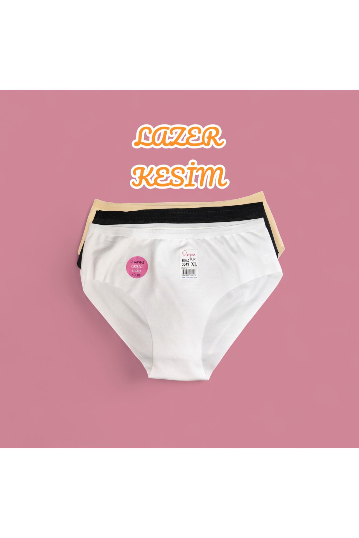 Karataş Giyim Lazer kesimslip , külot