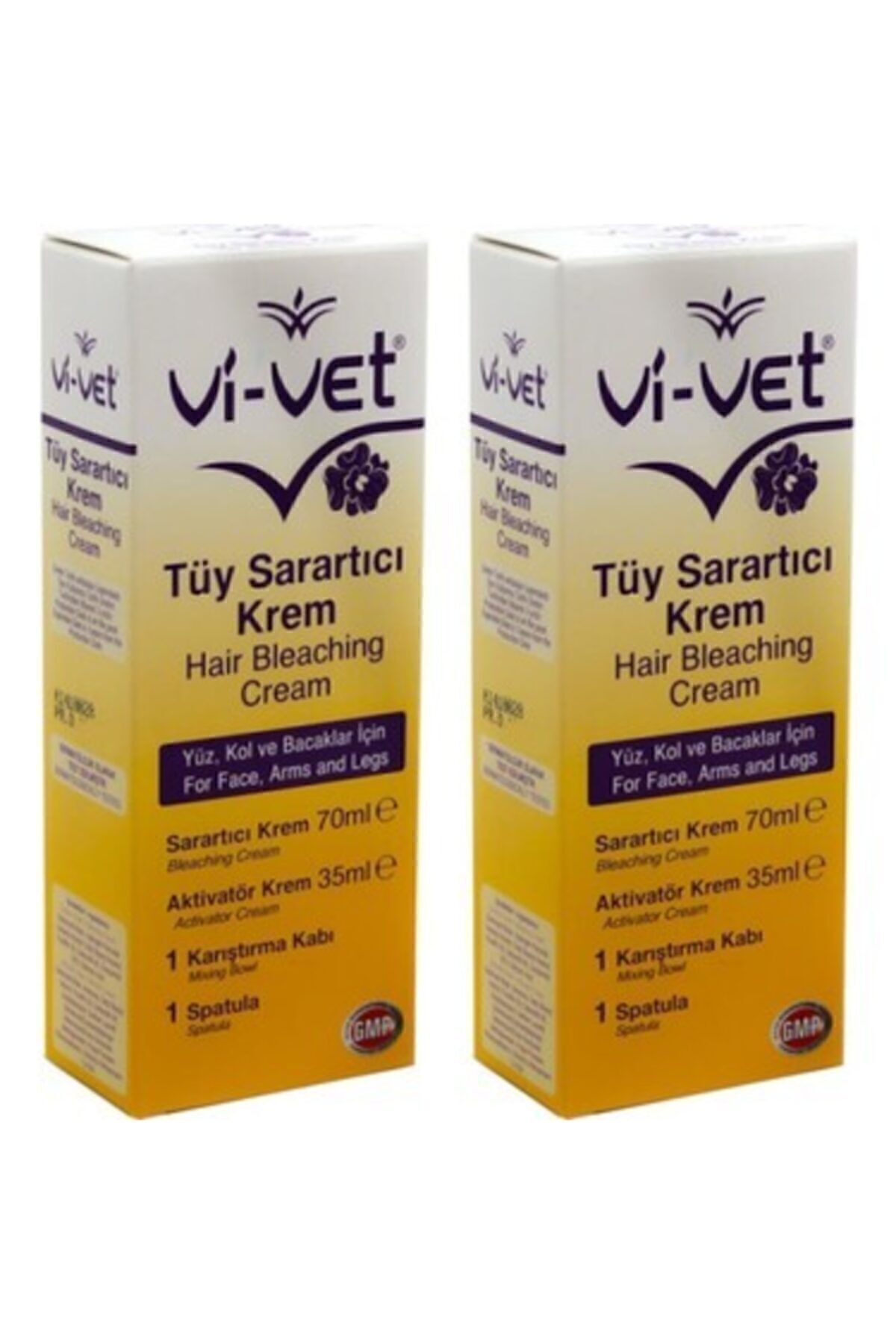 Vi vet Tüy Sarartıcı Krem 70Ml-35ml X2 Adet