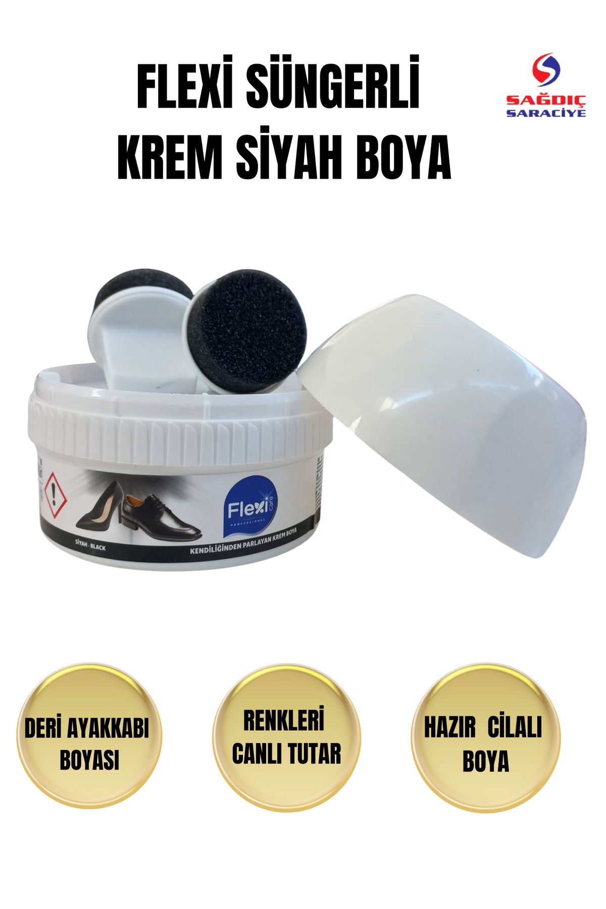 FLEXİCARE Flexi Siyah Krem200ml Aykakkabı Boy...