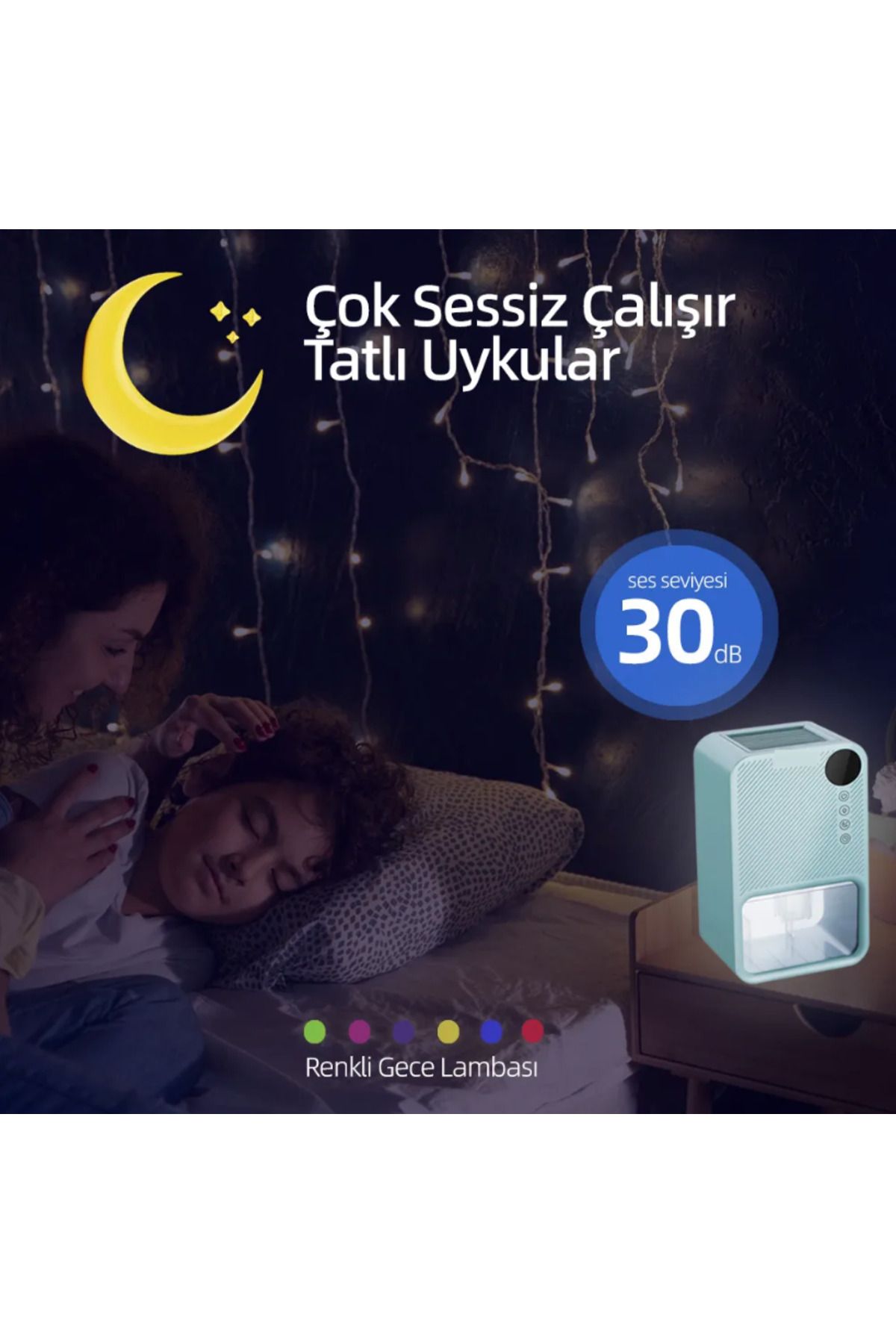 1100ml Dijital Hava Iyileştirici Ve Ev Tipi Nem Alma Cihazı Masaüstü Mini