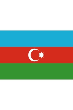 Azerbaycan Bayrağı 100x150 cm Raşel Kumaş Image 0
