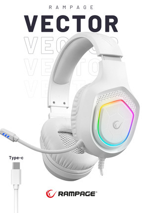 K90 Beyaz Rgb Typc-e Kulaklık Gaming Kulaklık Mikrofonlu Oyuncu Kulaklığı Typce Kulaklık Image 0
