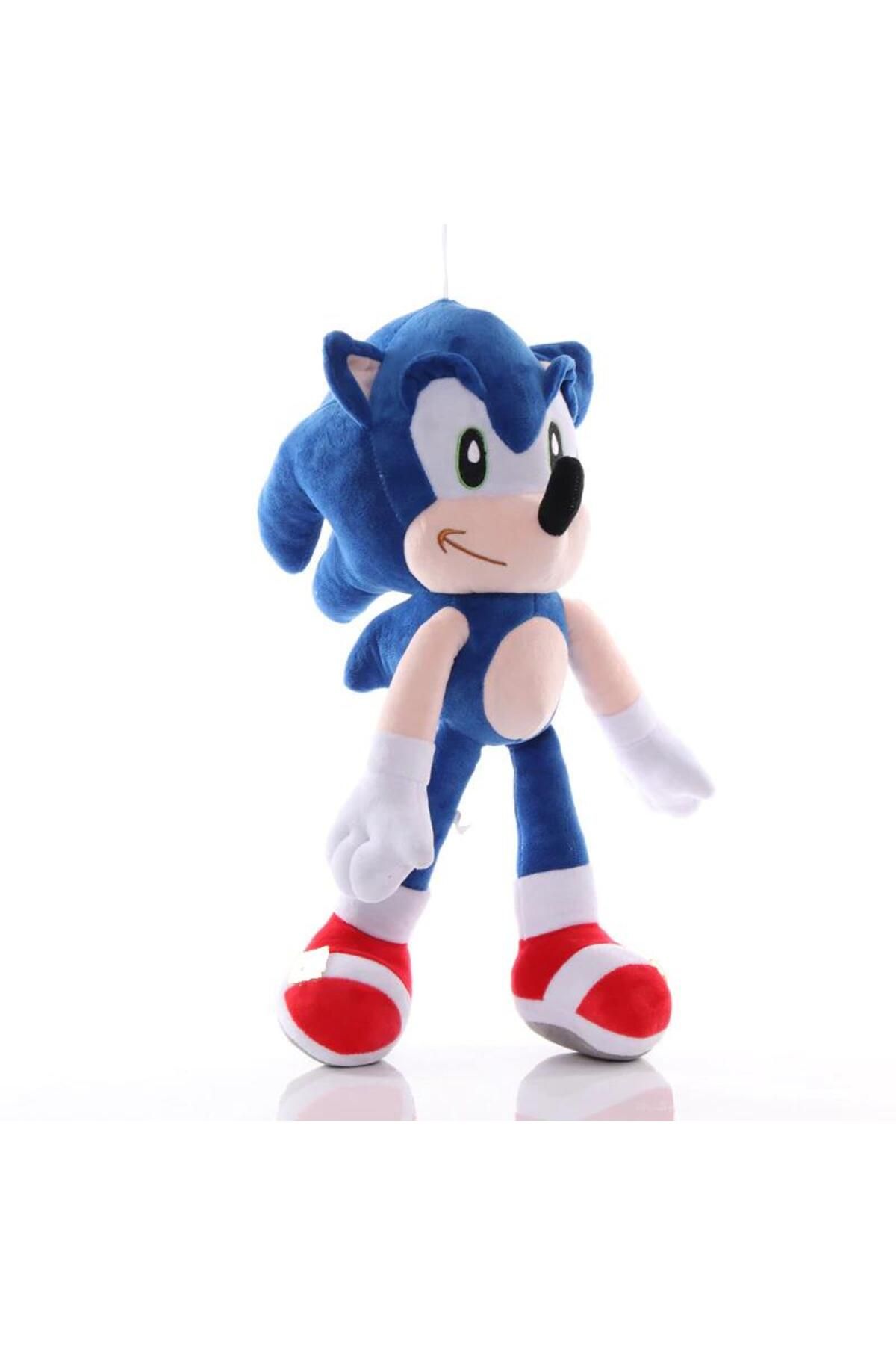 Xxl Orijinal Kumaş Sonic Boom Hedgehog Kirpi Sonic Peluş Oyuncak Uyku & Oyun Arkadaşı Dev Boy 80 Cm.