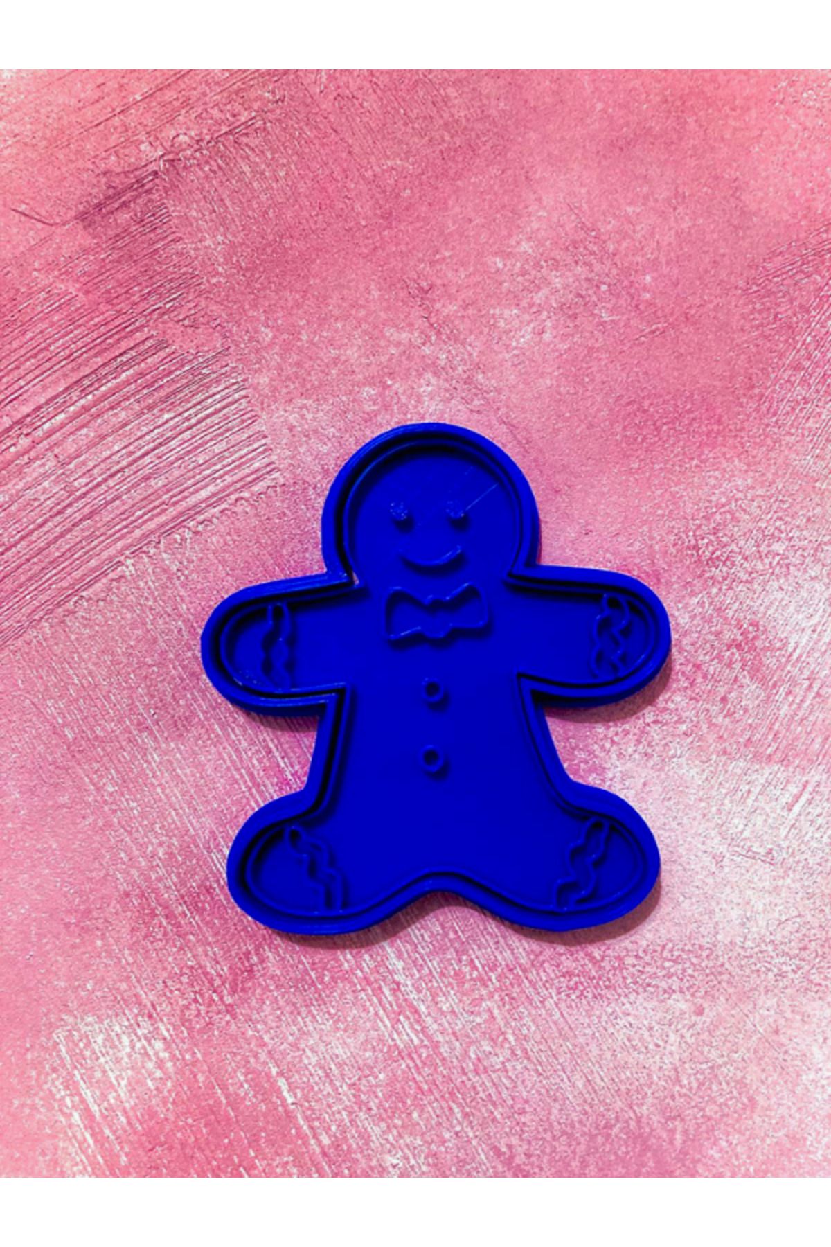 Gingerbread Man Kurabiye Adam Kurabiye Kalıbı ve Şeker Hamuru Kalıbı