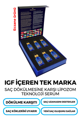 Saç Dökülmesine Karşı Igf Ve Procapil Içerikli 6 Aylık Serum Seti Image 0