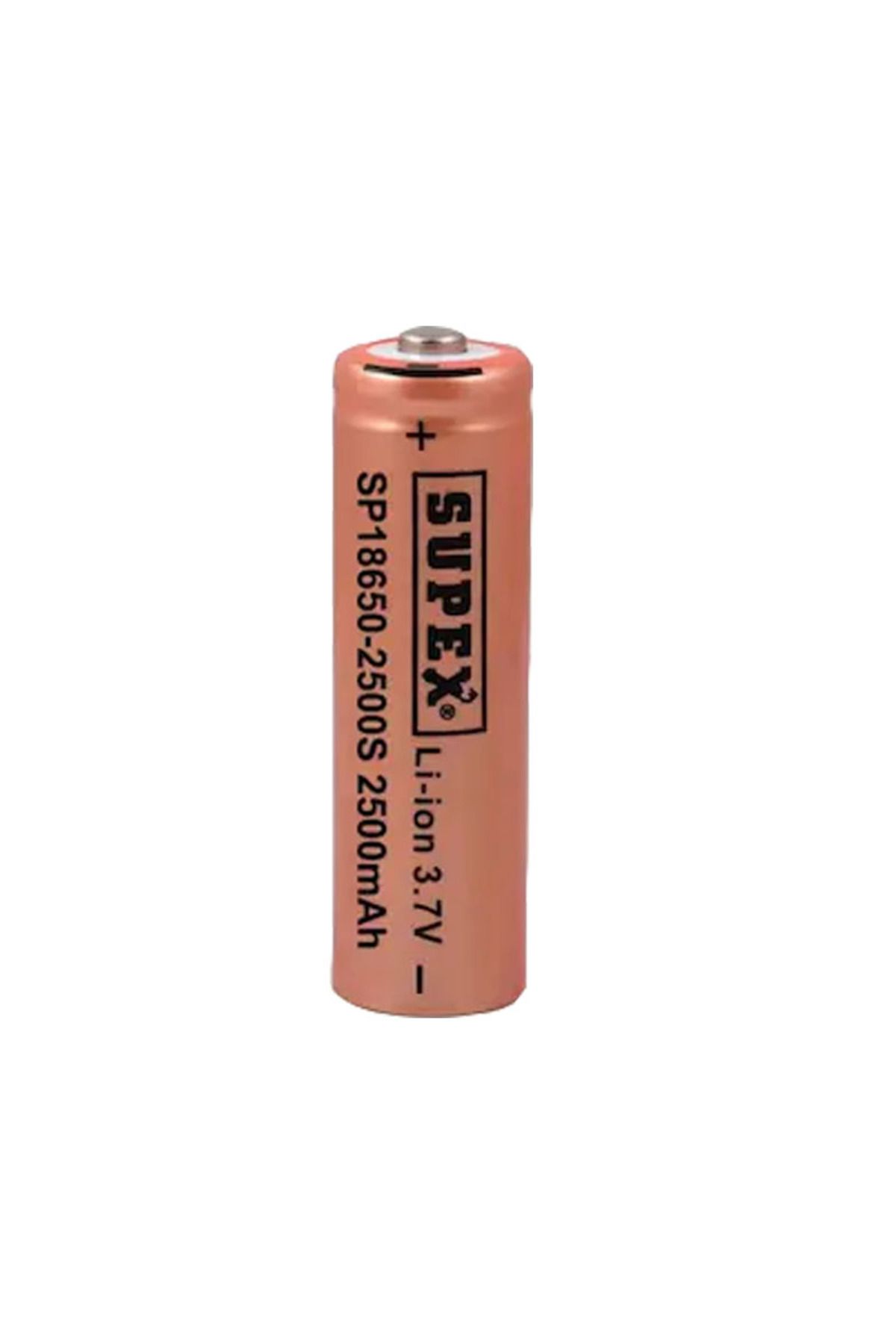 MWIS SUPEX 18650-2500S 3.7V2500 MAH BAŞLI LI-...