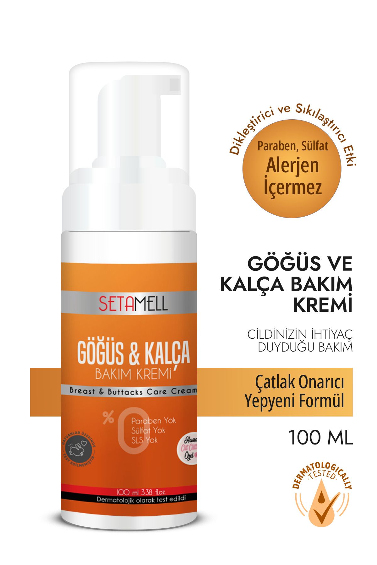 Setamell Göğüs Ve Kalça Kremi100 ml