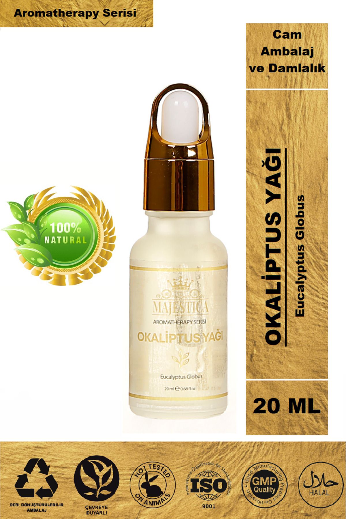 Majestica Okaliptus Yağı 20ml %100 Saf ve Doğ...