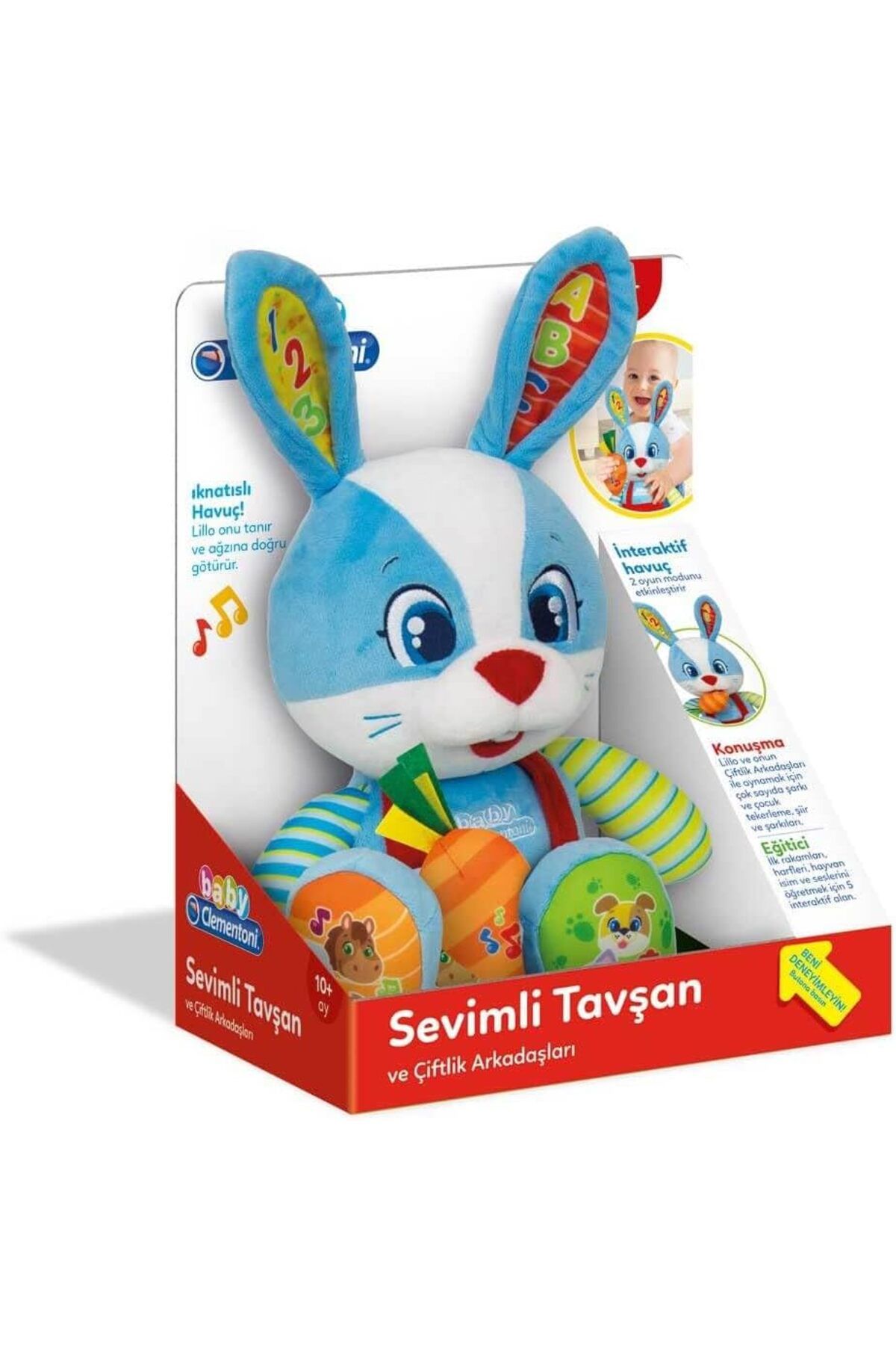 Baby Clementoni - Sevimli Tavşan Oyuncak