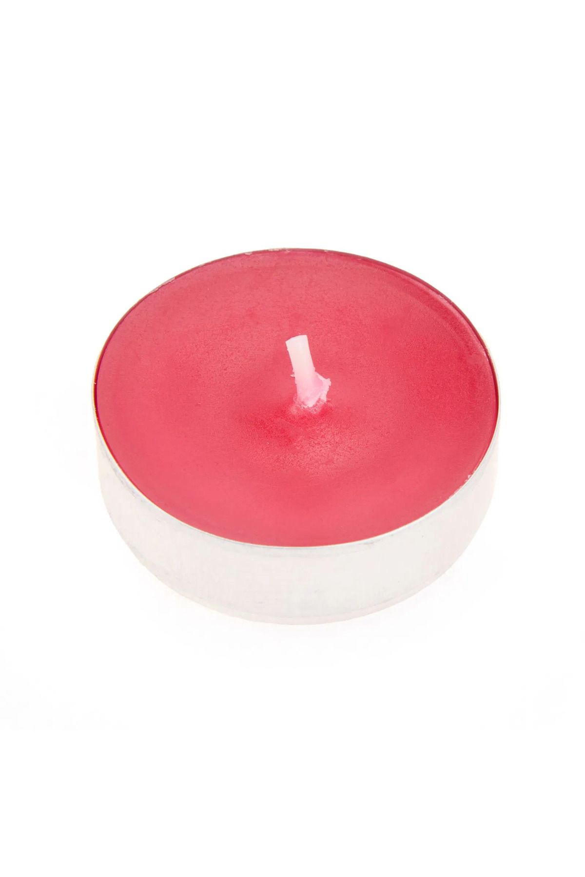 25'li Tealight Mum - Kırmızı - 6 gr