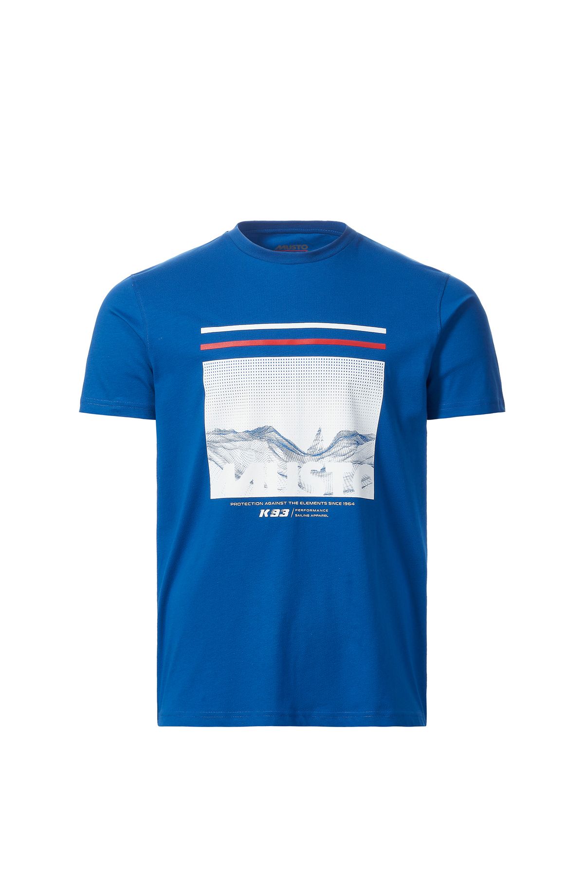 Musto Sardinia Graphic MaviErkek T-shirt Bede...